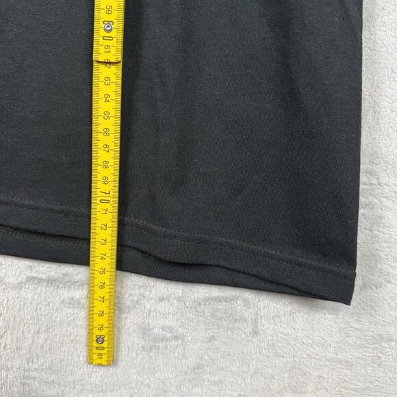 Vintage 2004 Wicked Jester Graphic T-Shirt L Black Skull Gothic Quote Tee Delta - Picture 7 of 10